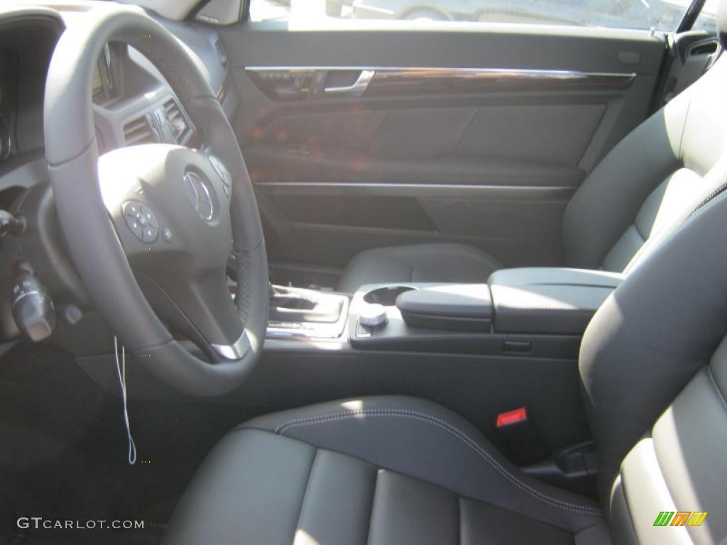 Black Interior 2011 Mercedes-Benz E 350 Cabriolet Photo #40080355