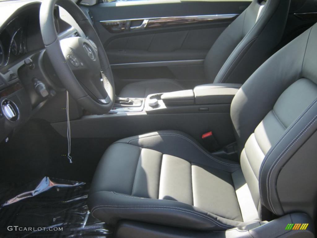 Black Interior 2011 Mercedes-Benz E 350 Cabriolet Photo #40080539