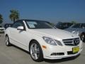 2011 Diamond White Metallic Mercedes-Benz E 350 Cabriolet  photo #1