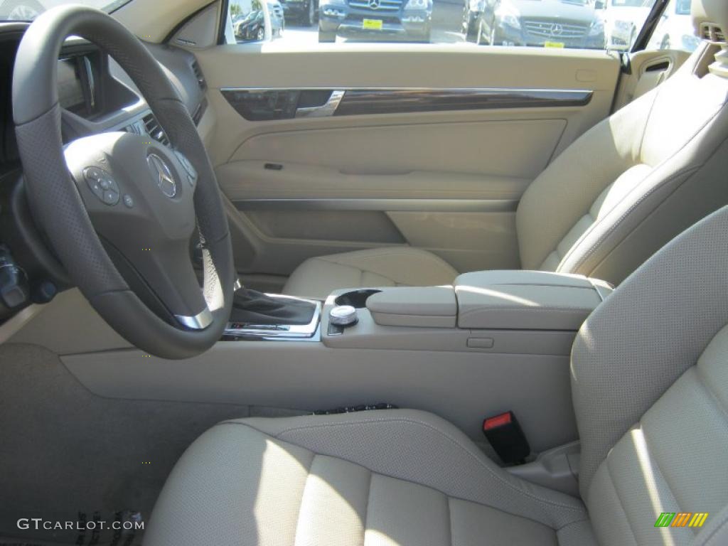 Almond/Mocha Interior 2011 Mercedes-Benz E 350 Cabriolet Photo #40081327