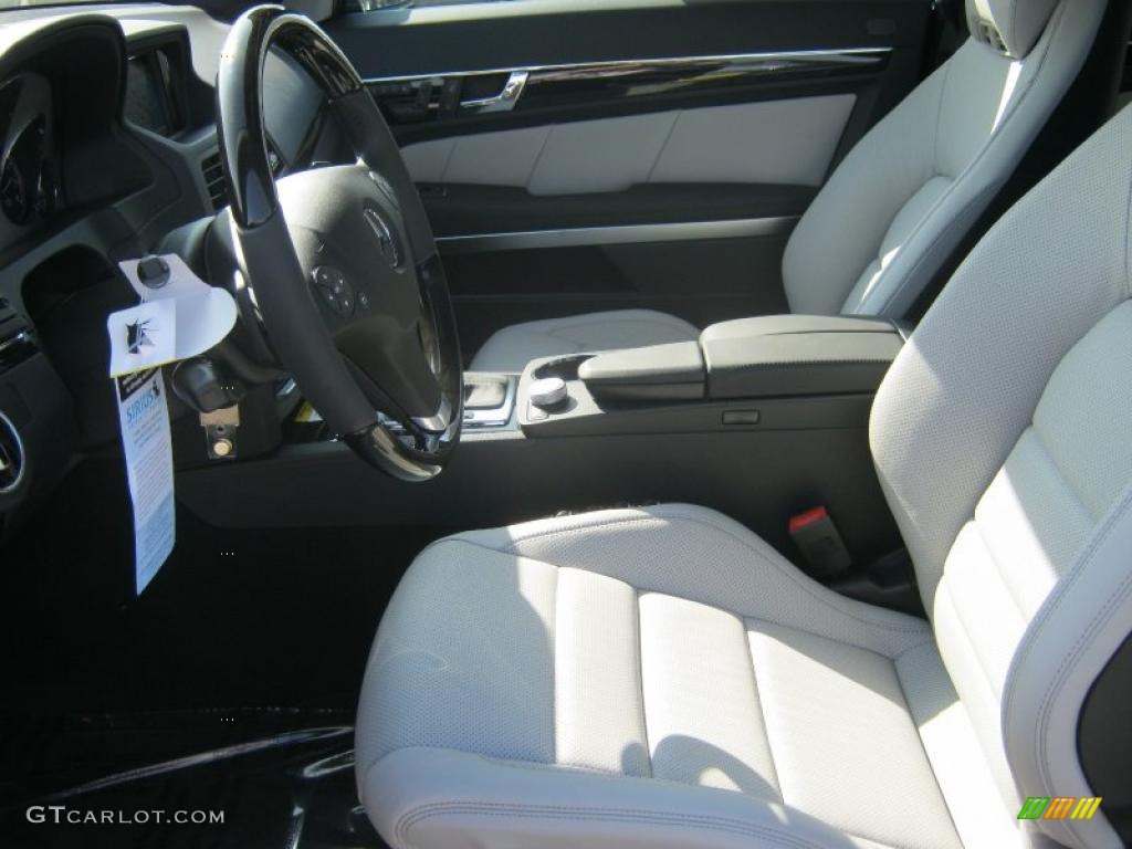 Ash/Black Interior 2011 Mercedes-Benz E 350 Cabriolet Photo #40081423