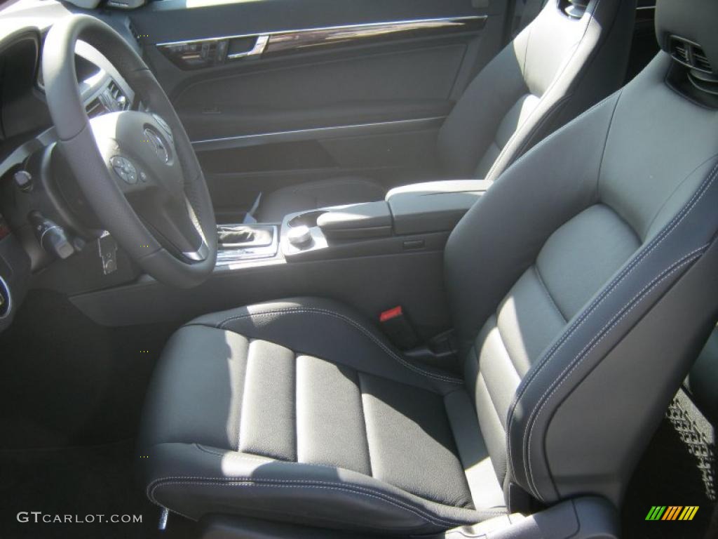 Black Interior 2011 Mercedes-Benz E 350 Cabriolet Photo #40081523