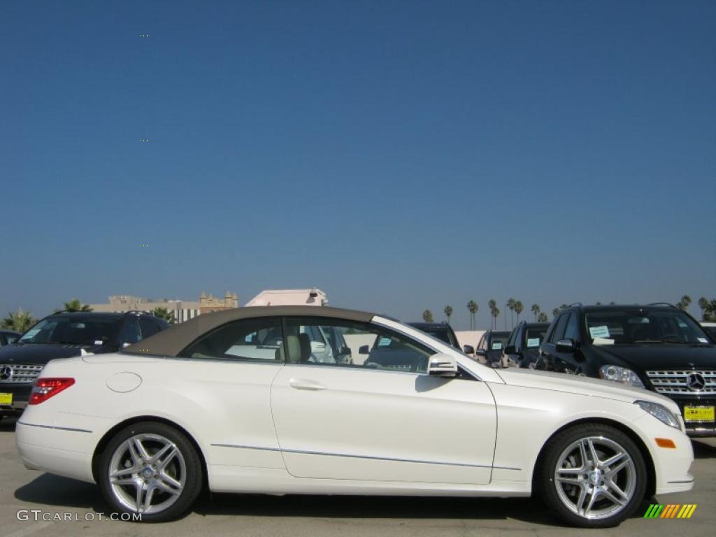 Diamond White Metallic 2011 Mercedes-Benz E 350 Cabriolet Exterior Photo #40081859