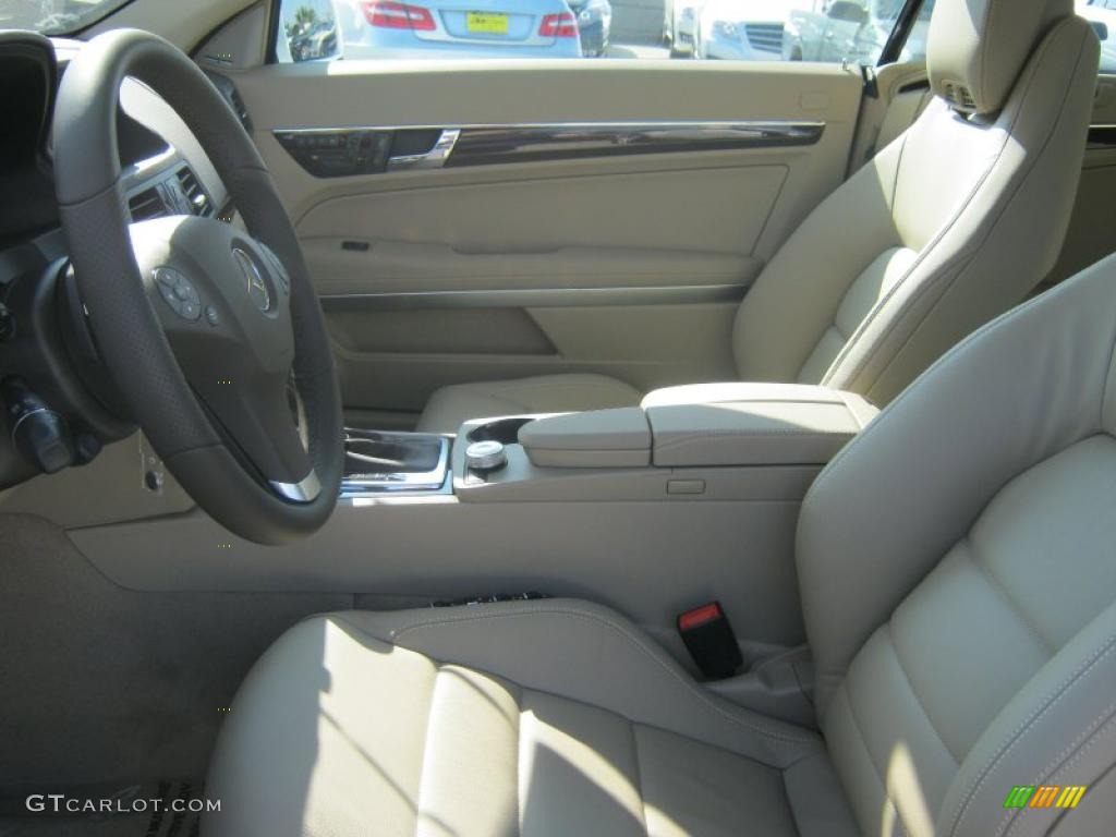 Almond/Mocha Interior 2011 Mercedes-Benz E 350 Cabriolet Photo #40081891