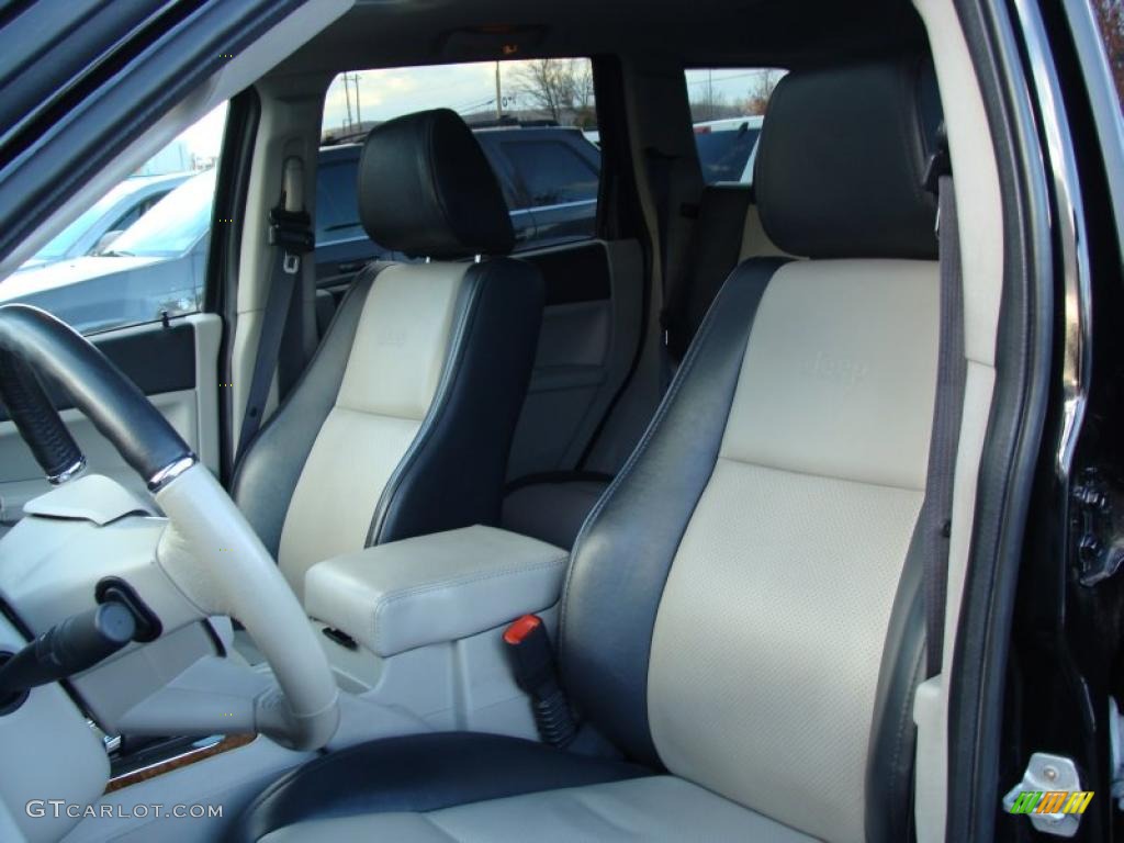 Dark Slate Gray/Light Graystone Interior 2008 Jeep Grand Cherokee Limited 4x4 Photo #40082003