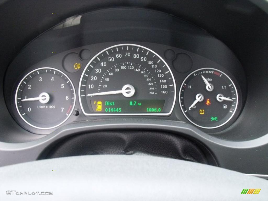 2009 Saab 9-3 2.0T Sport Sedan Gauges Photo #40082467