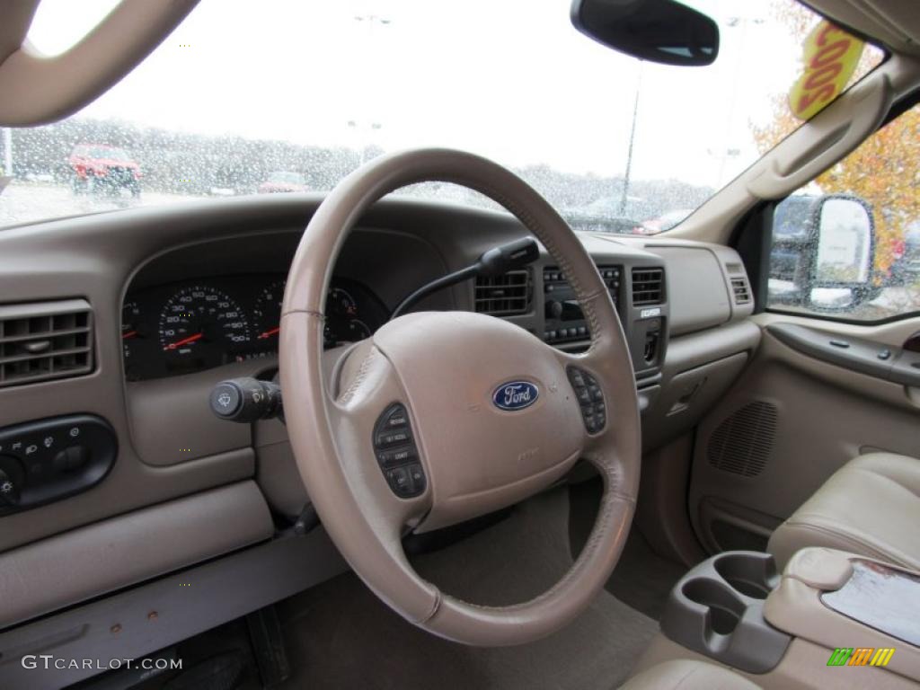 2003 Excursion Limited 4x4 - Aspen Green Metallic / Medium Parchment photo #13