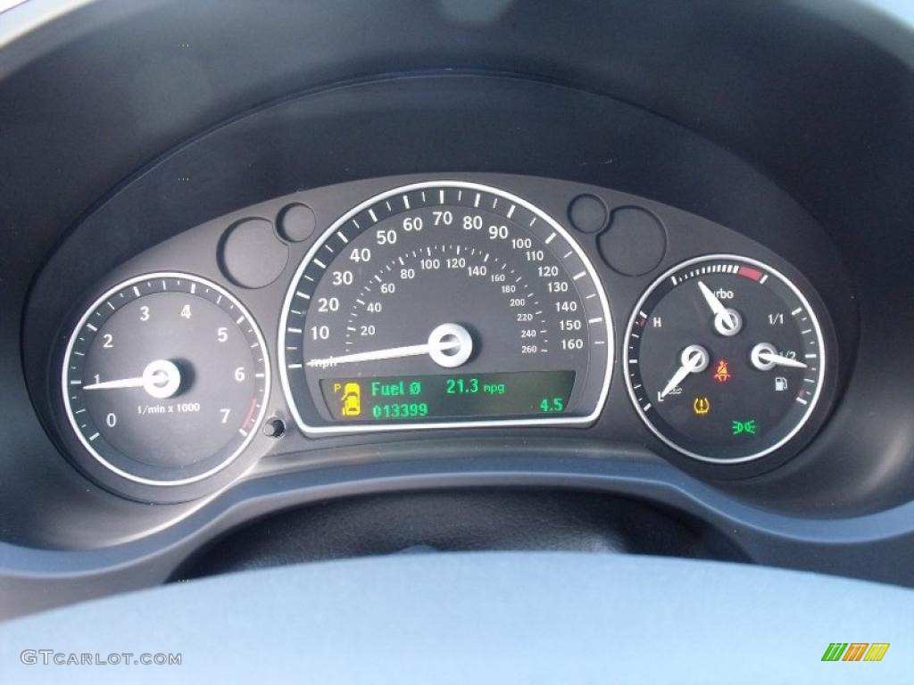 2009 Saab 9-3 2.0T Sport Sedan Gauges Photo #40083119