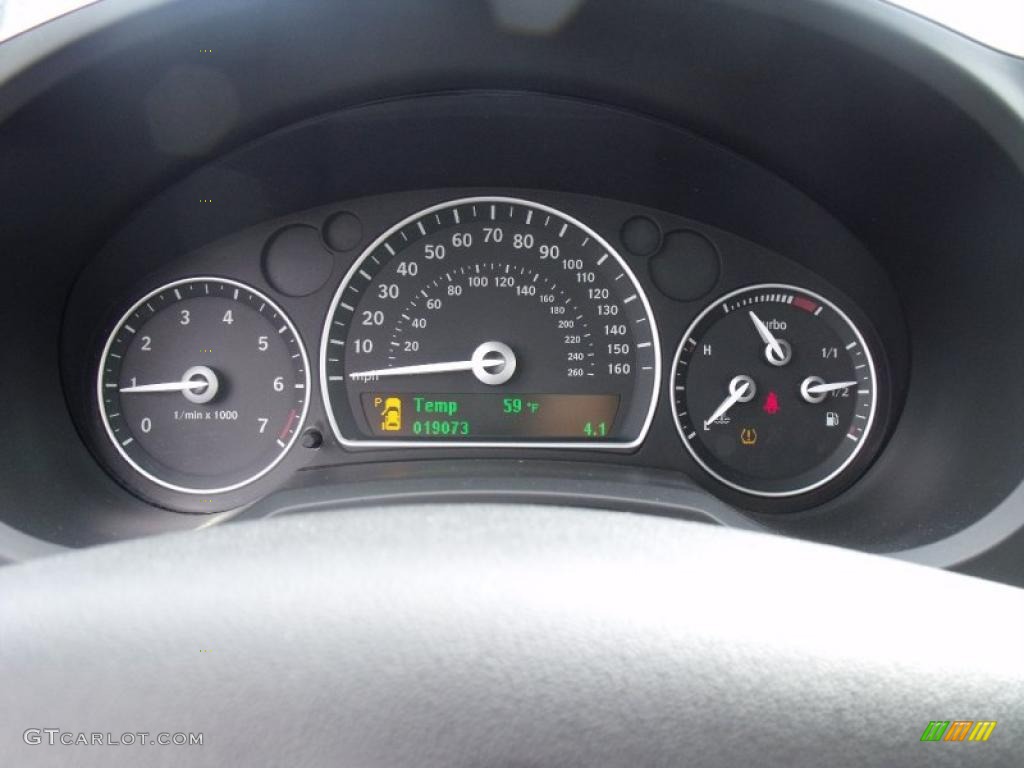 2008 Saab 9-3 2.0T Sport Sedan Gauges Photo #40083715