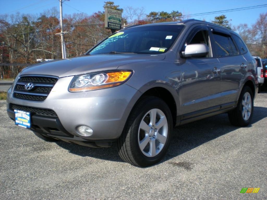 2007 Santa Fe Limited 4WD - Steel Gray / Black photo #1