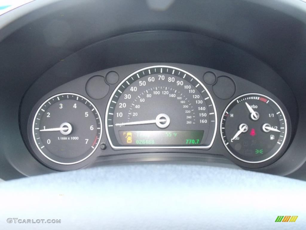 2007 Saab 9-3 2.0T Sport Sedan Gauges Photo #40083987