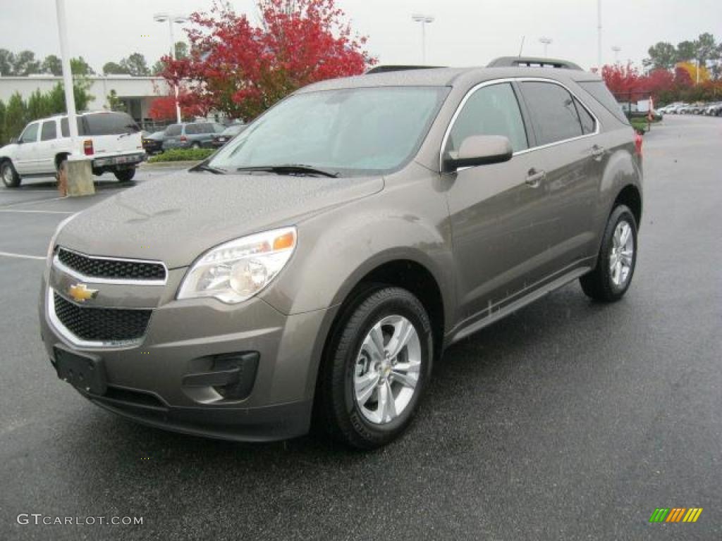 Mocha Steel Metallic 2011 Chevrolet Equinox LT Exterior Photo #40084215