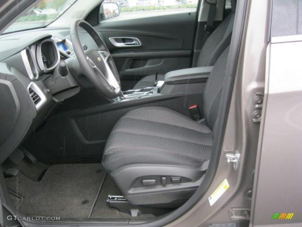 Jet Black Interior 2011 Chevrolet Equinox LT Photo #40084231