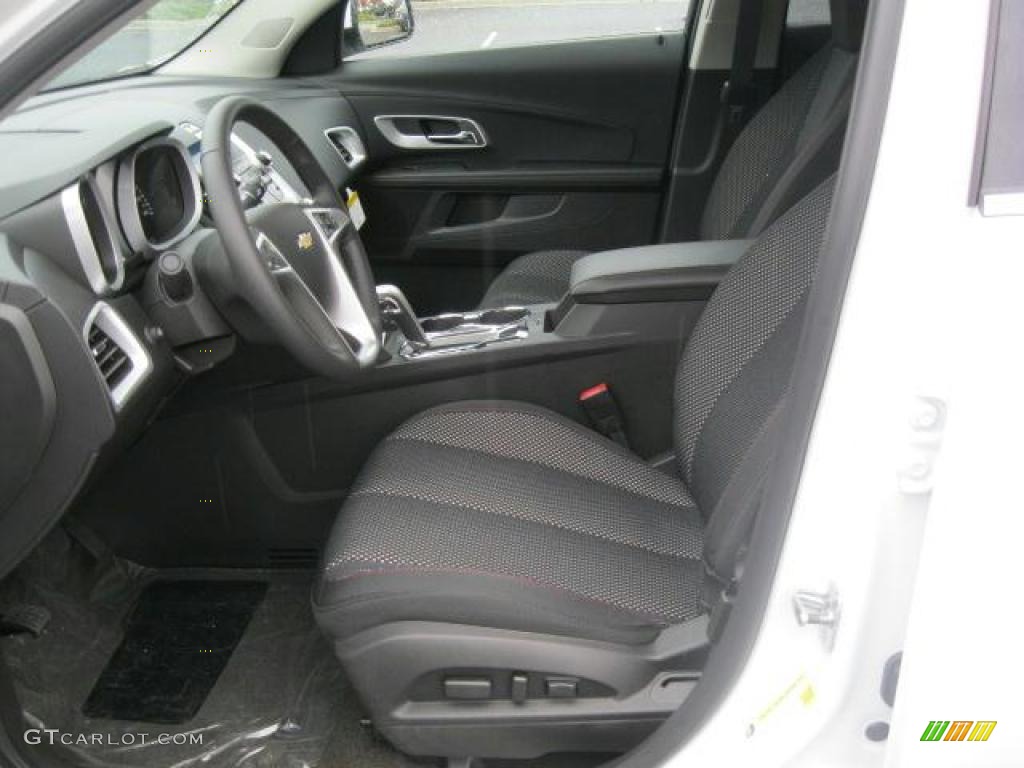 Jet Black Interior 2011 Chevrolet Equinox LT Photo #40084431