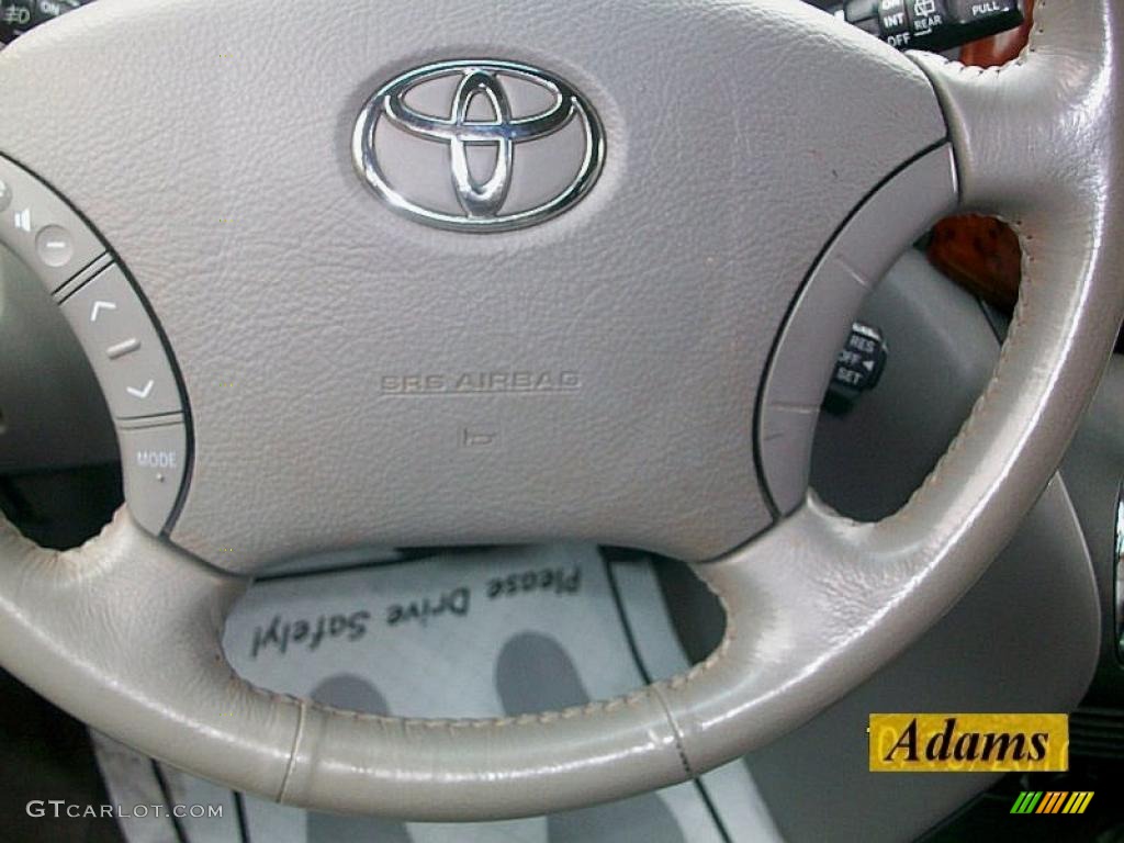 2004 Sienna XLE - Arctic Frost White Pearl / Stone Gray photo #15