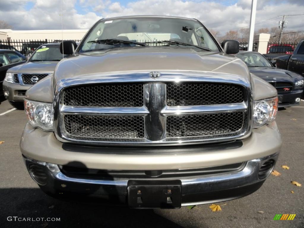 2004 Ram 1500 ST Quad Cab 4x4 - Light Almond Pearl / Dark Slate Gray photo #2