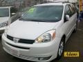 2004 Arctic Frost White Pearl Toyota Sienna XLE  photo #30