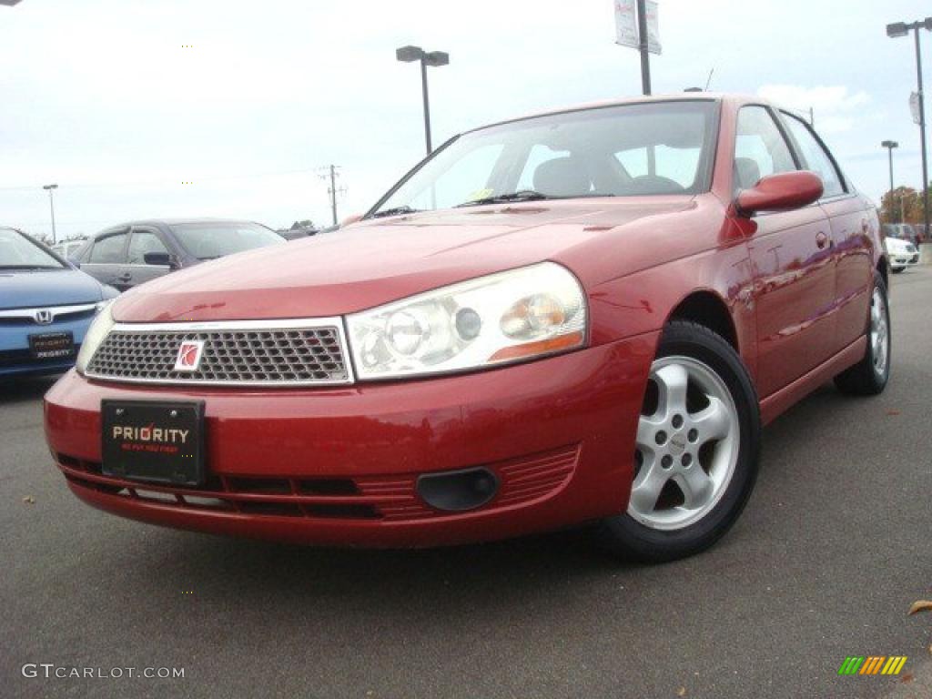 2003 L Series L300 Sedan - Medium Red / Gray photo #1
