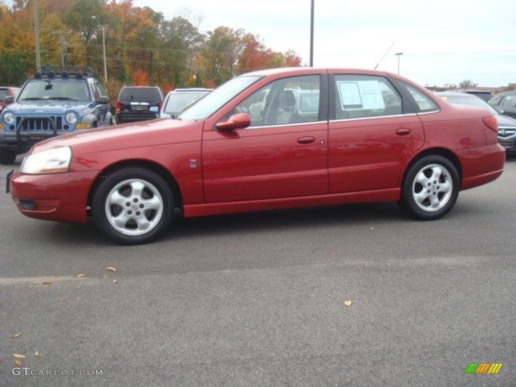 2003 L Series L300 Sedan - Medium Red / Gray photo #3