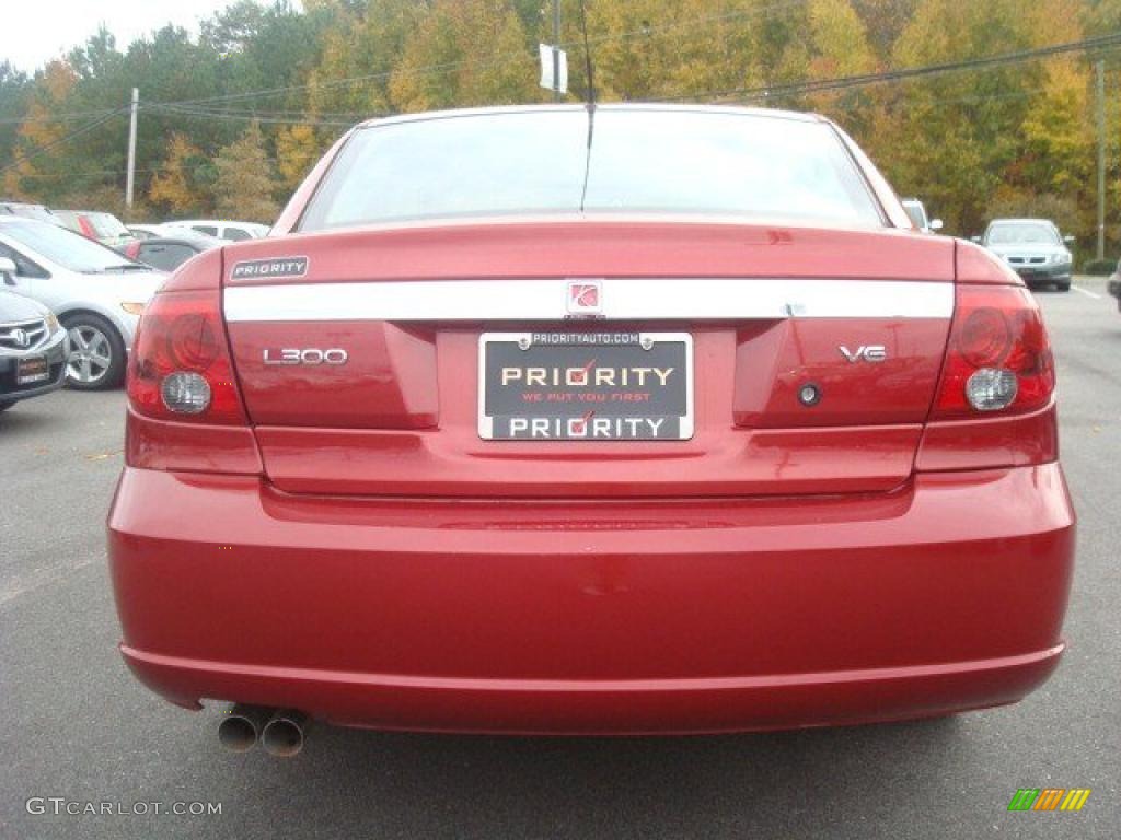 2003 L Series L300 Sedan - Medium Red / Gray photo #5