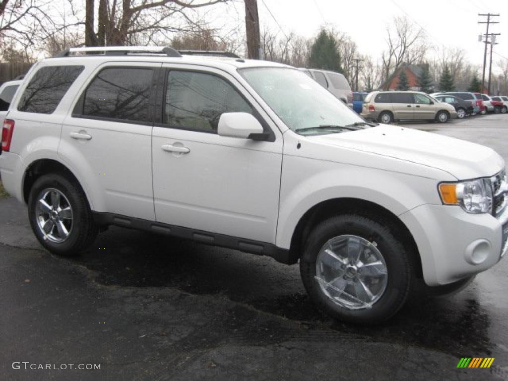 2011 Escape Limited 4WD - White Suede / Camel photo #3