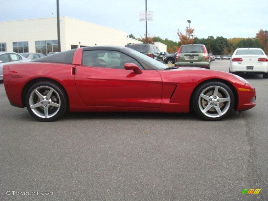 2005 Corvette Coupe - Magnetic Red Metallic / Cashmere photo #7
