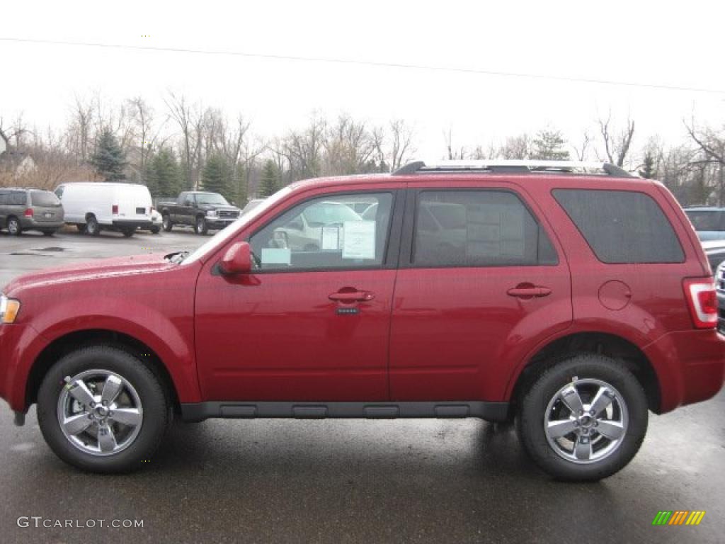 2011 Escape Limited 4WD - Sangria Red Metallic / Charcoal Black photo #1