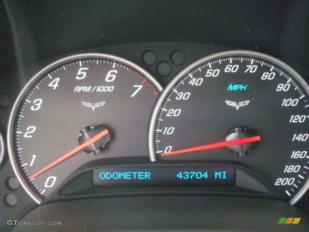 2005 Chevrolet Corvette Coupe Gauges Photo #40086615