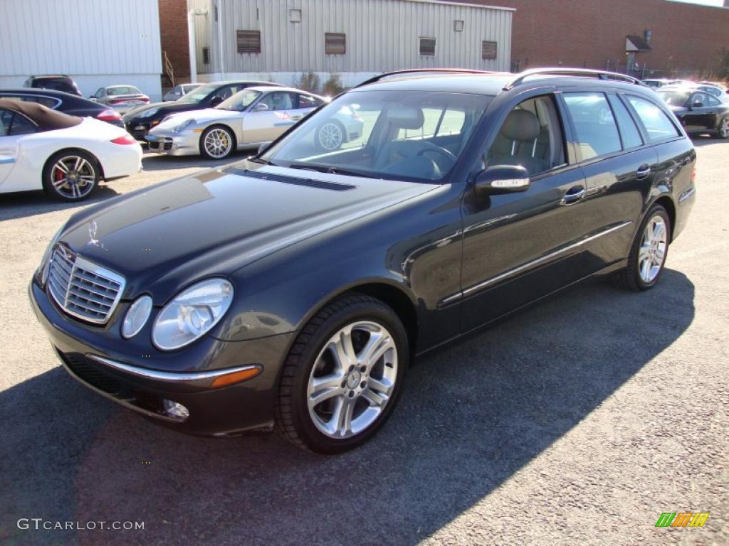 2004 E 500 4Matic Wagon - Tectite Grey Metallic / Charcoal photo #2