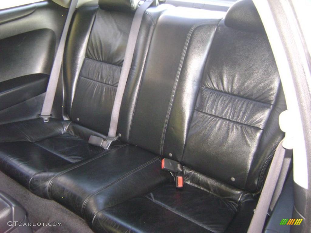 Black Interior 2004 Honda Accord EX Coupe Photo #40089343