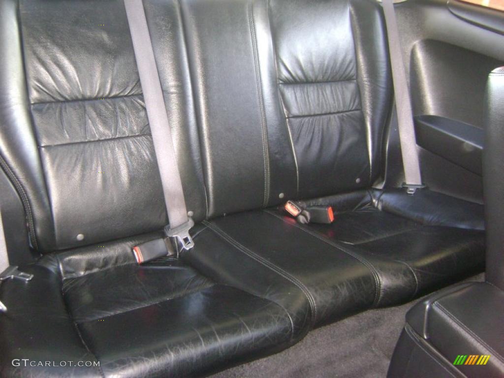 Black Interior 2004 Honda Accord EX Coupe Photo #40089407