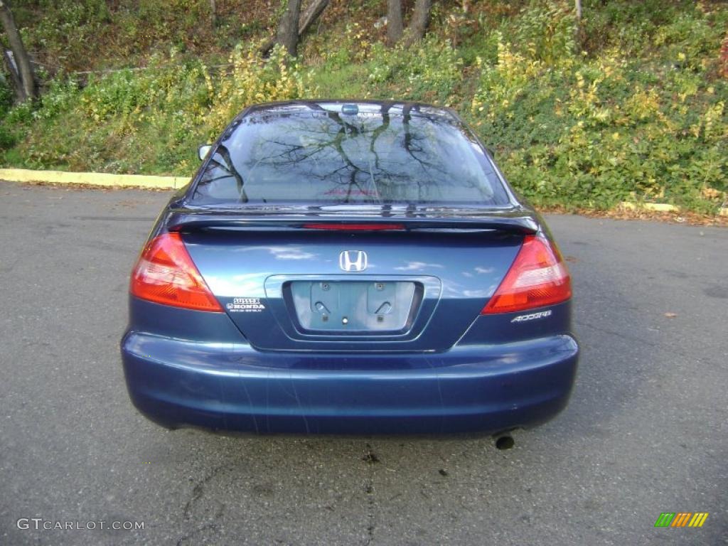 2004 Accord EX Coupe - Sapphire Blue Pearl / Black photo #19