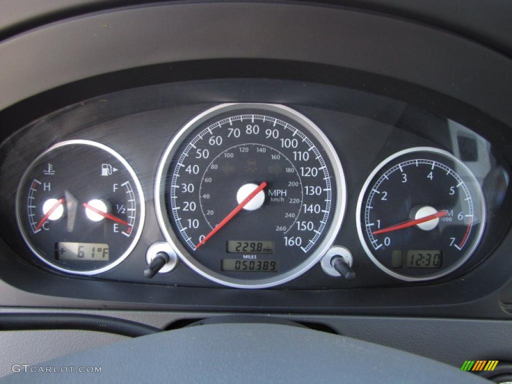 2006 Chrysler Crossfire Limited Coupe Gauges Photo #40089691