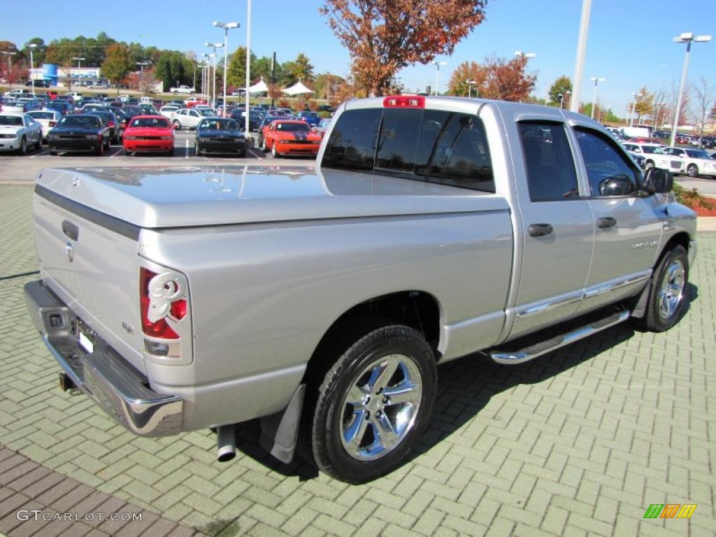 2006 Ram 1500 Laramie Quad Cab - Bright Silver Metallic / Medium Slate Gray photo #5