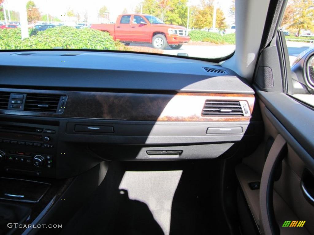 2007 3 Series 335i Coupe - Jet Black / Saddle Brown/Black photo #17