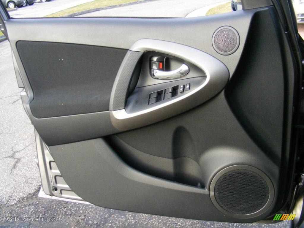 2010 Toyota RAV4 Sport 4WD Dark Charcoal Door Panel Photo #40091611