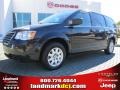 2010 Brilliant Black Crystal Pearl Chrysler Town & Country LX  photo #1