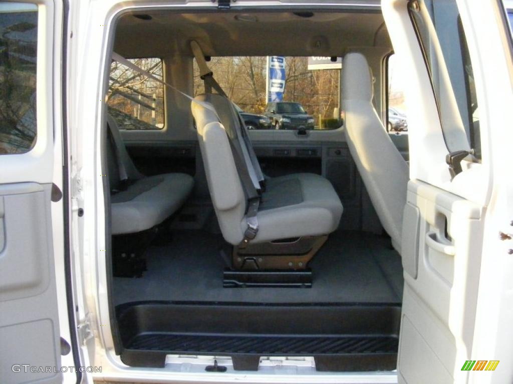 Medium Flint Interior 2010 Ford E Series Van E350 XLT Passenger Photo #40093335