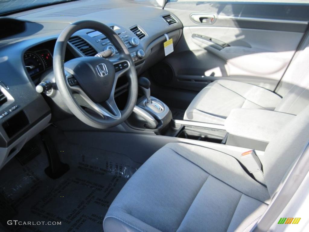 Gray Interior 2011 Honda Civic EX Sedan Photo #40093431