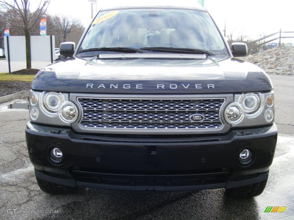 2007 Range Rover Supercharged - Java Black Pearl / Jet Black photo #8