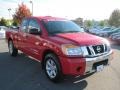 2008 Red Alert Nissan Titan SE King Cab  photo #7