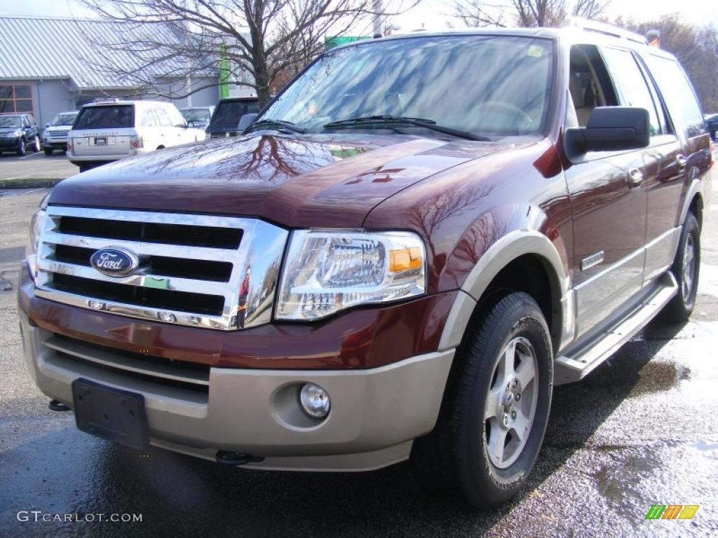 Dark Copper Metallic 2008 Ford Expedition Eddie Bauer 4x4 Exterior Photo #40094123