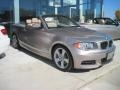 2008 Cashmere Silver Metallic BMW 1 Series 135i Convertible  photo #2