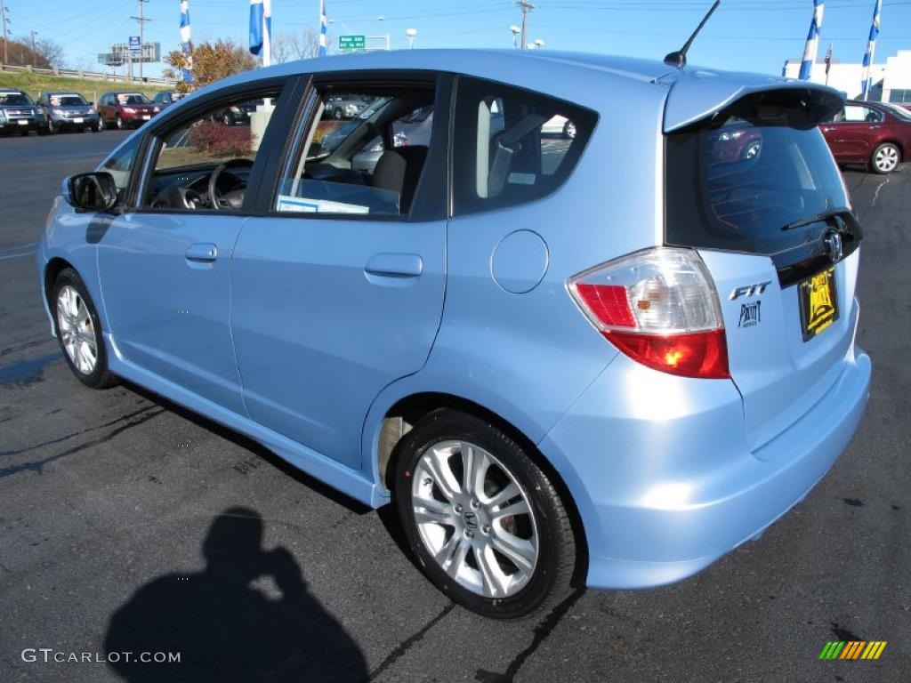 2009 Fit Sport - Tidewater Blue Metallic / Sport Black photo #2