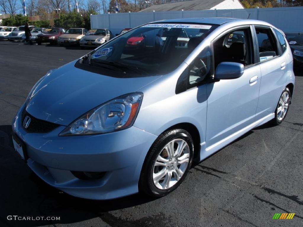 2009 Fit Sport - Tidewater Blue Metallic / Sport Black photo #3