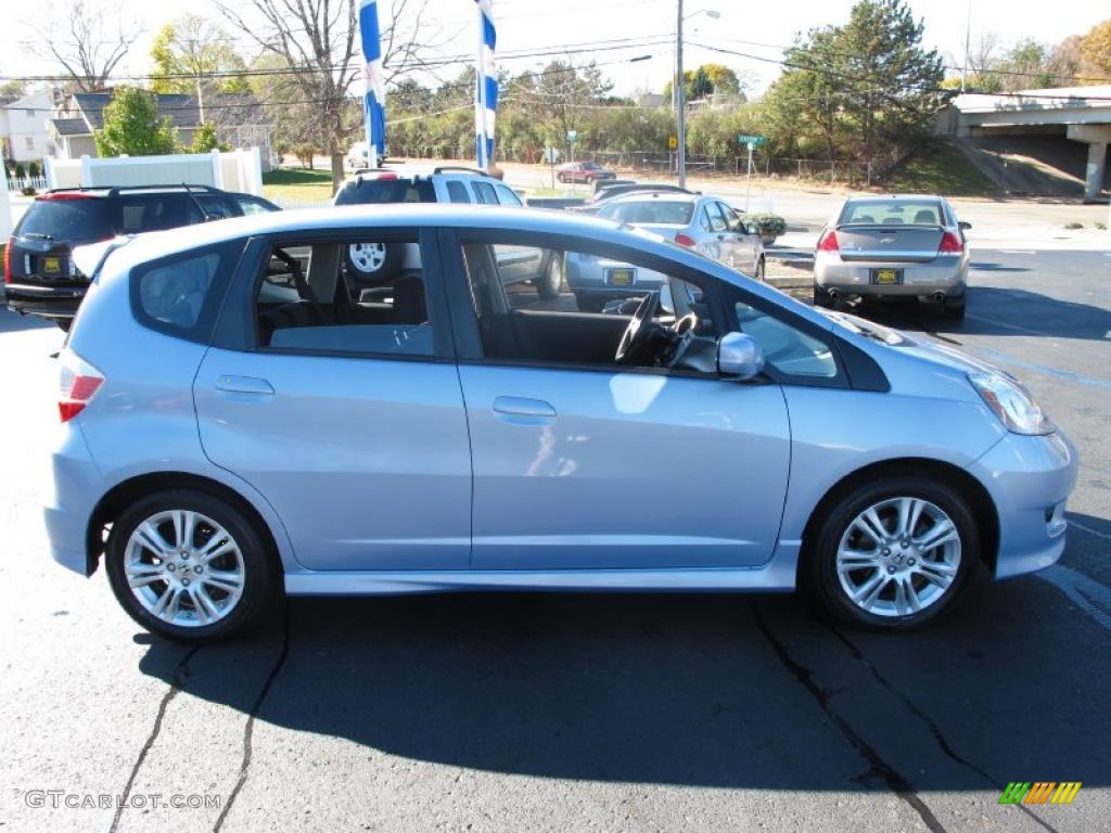 2009 Fit Sport - Tidewater Blue Metallic / Sport Black photo #6