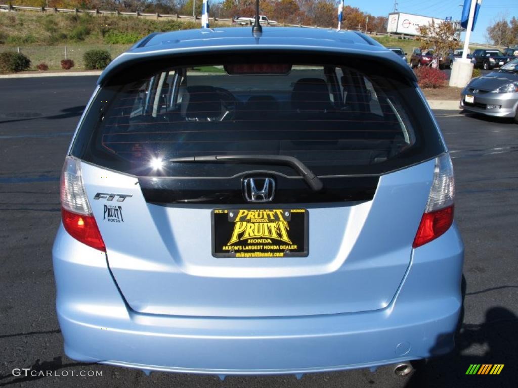 2009 Fit Sport - Tidewater Blue Metallic / Sport Black photo #8