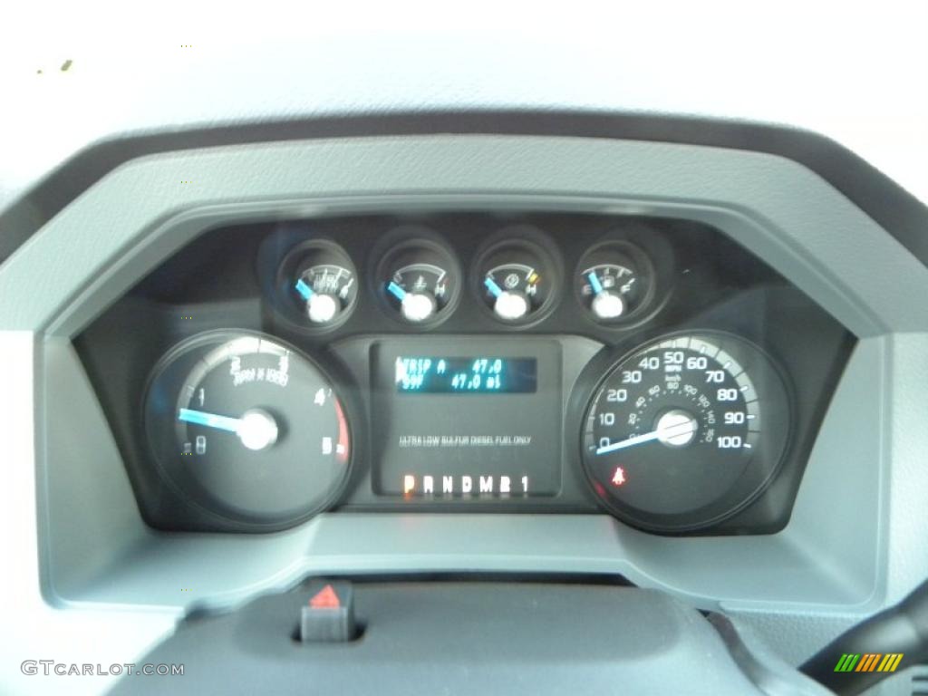 2011 Ford F450 Super Duty XL Regular Cab Chassis Gauges Photo #40096951