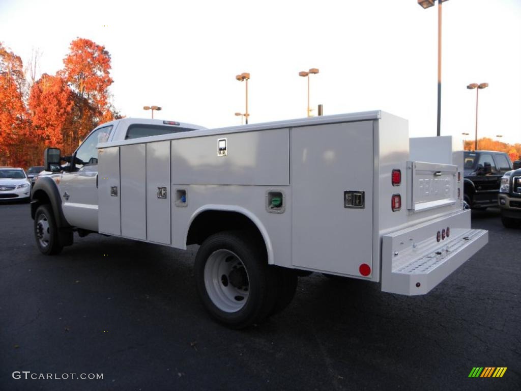 2011 F450 Super Duty XL Regular Cab Chassis - Oxford White / Steel photo #19