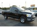 2007 Brilliant Black Crystal Pearl Dodge Ram 1500 ST Regular Cab  photo #5